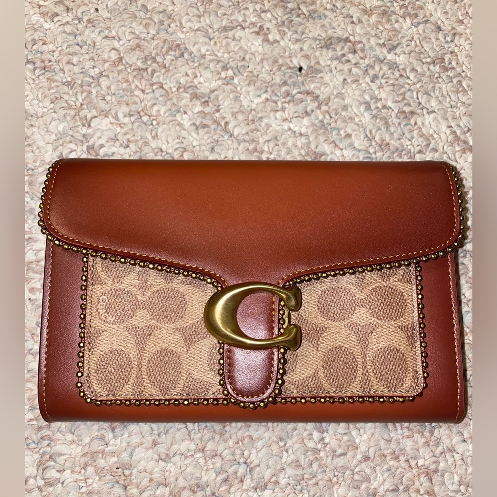 Coach Signature Tabby Chain Clutch